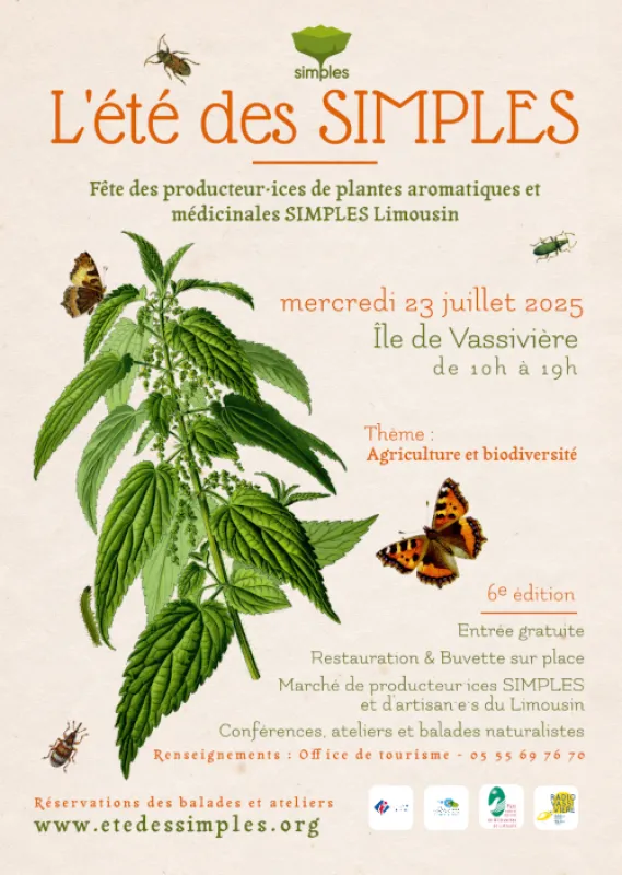 23 juillet 2025, L'été des SIMPLES, Vassivière (87) Visuel